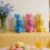 Plush Easter Bunny Small Flocked Rabbit Decorative Scene 4