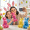 Plush Easter Bunny Small Flocked Rabbit Decorative Scene 6
