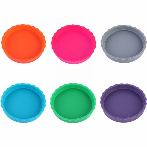 Couvercles réutilisables en silicone pour canettes de bière (lot de 6)