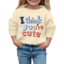 Nieuwe herfst- en wintercollectie Valentijnsdag: modieuze en schattige kinderhoodies met print.