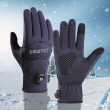 Luvas masculinas de inverno com tela sensível ao toque – À prova de vento, quentes e antiderrapantes para esqui, ciclismo, caminhadas,