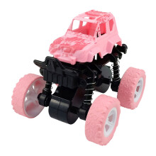 Friksjonsdrevet stuntbilleke, 360 spinn- og vendbar monstertruck med trekkfunksjon, terrengkjøretøy med sklisikre dekk – gave til barn i