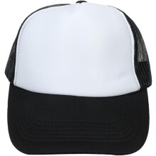 Collection de casquettes trucker unisexes en mousse, en maille, unies et légères, avec fermeture réglable.