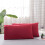 Egyptian Cotton Pillowcases Burgundy King 2-Pack 1