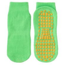 Chaussettes-chaussons pour hommes - Chaussettes antidérapantes noires pour l'intérieur, idéales pour les jeux et autres activités, vertes, taille