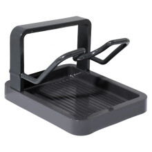 Multifunktionaler Küchendeckelhalter mit Löffelablage und Tropfschale, Arbeitsplattenorganizer für Töpfe, Deckel und Pfannenwender