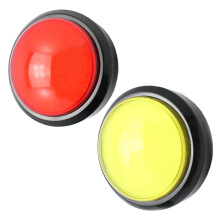 2Pcs Electronic Squeeze Responder Game Buzzer Round Button TV Shown Party Tools Supplies Assorted Color