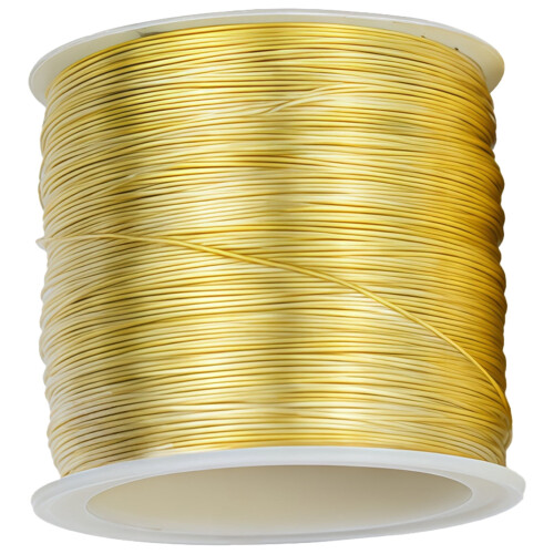 Μαλακό σύρμα χαλκού 18G 0,04"591" (1mm15m), Δεν θαμπώνει, Εύκαμπτο για κατασκευή