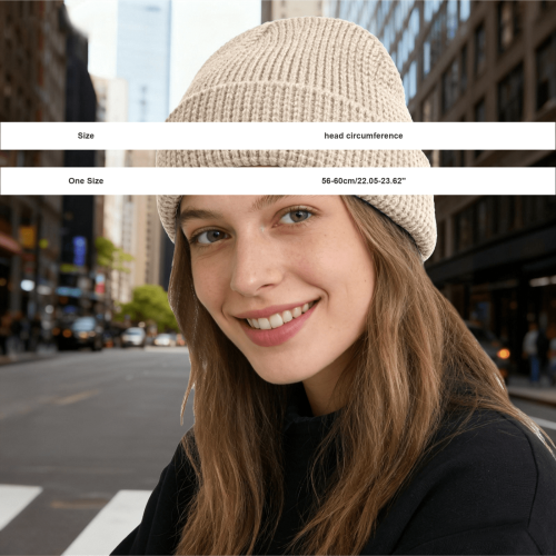 Unisex wafelgebreide muts – Zachte, elastische thermische muts 2