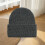 Gorro unissex de malha waffle – Gorro térmico macio e elástico. 5