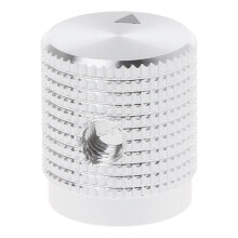 Botões de Potenciômetro com Tampas e Eixo Recartilhado, Diâmetro 14mm x 16mm, Botão de Alumínio, 2 Cores
