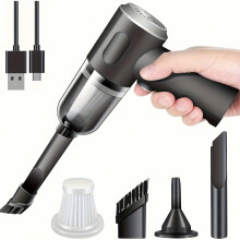 Aspirateur à main, aspirateur ménager, aspirateur de voiture, collecteur de poussière sans fil, moteur puissant de 29 000 Pa, aspire les cheveux,