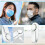 Mini Clip-On Mask Fan USB Rechargeable1pc 2