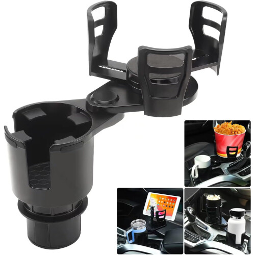 Car Cup Holder Expander Adjustable Base2-in-1