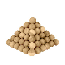 60 bolas repelentes de polillas de madera de cedro | Aroma natural, ambientador no tóxico para cajones y armarios | Compatible con todo tipo de