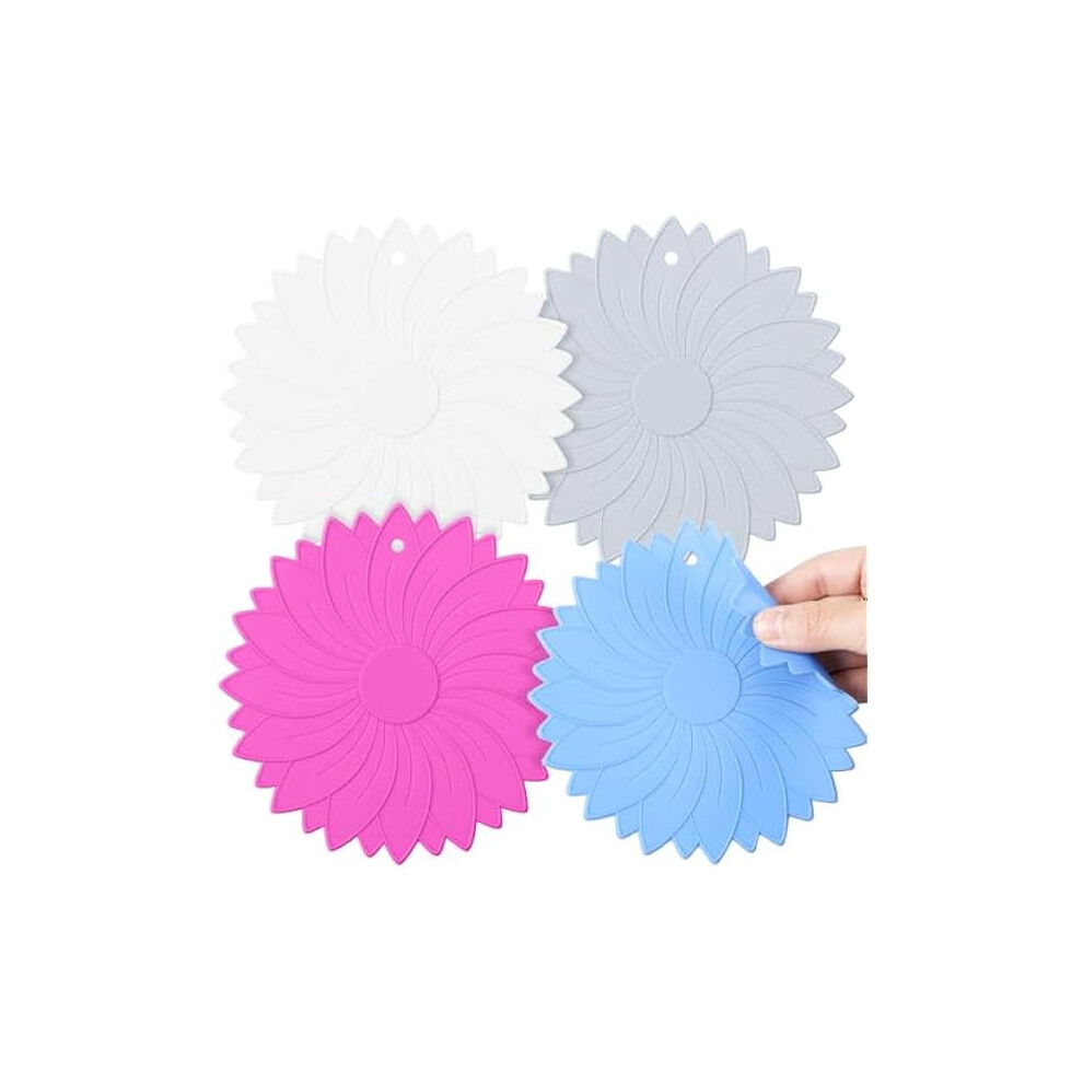 4-Pack 6.1" Non-Slip Jar Opener Pads for Weak/Arthritic Hands â Classic Colors, Compatible with All Jars