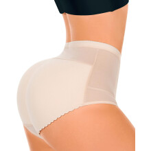 Braguitas de control con relleno para realzar los glúteos y moldear la figura.
