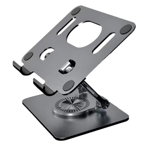 Ergonomic Rotating Laptop Stand with 360 Adjustable Base Foldable Portable Desktop Mount Holder for Tablets and Notebook Computers