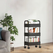 Chariot de rangement Ă roulettes pour salle de bain et cuisine