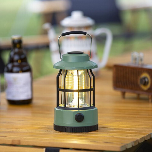 Lampe de camping rétro 400 lumens COB à piles