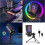 USB C Microphone Color Lights for Studio Recording For Laptop and Desktop 2