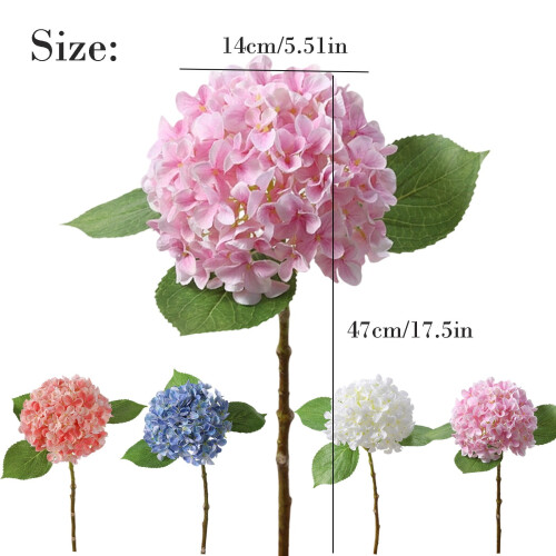 Blue Hydrangea Artificial Flowers Outdoor Wedding Decor 1