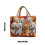 Χαριτωμένη τσάντα Tote από καμβά με animal print, ελαφριά τσάντα ώμου με εσωτερική τσέπη 3