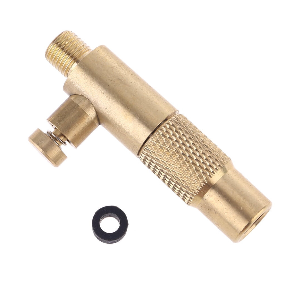 Brass Car Tire Inflator Standard Fine Thread Vehicle Air Compressor Pump Connector With Deflation Function Screw-In Type 9422877321292