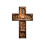 Wooden Easter Cross Wall Hanging - Solid Wood Spring Decor 2