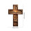 Wooden Easter Cross Wall Hanging - Solid Wood Spring Decor 3