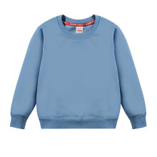 Kids Toddler Baby Boys Girls Solid Patchwork Long Sleeve Cotton Sweatshirt Pullover Top Casual Comfort Outfit,Z01 BU2,4-5 Years