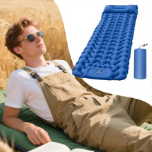 Aufblasbare Campingmatte – Ergonomisch, tragbar, 196 x 66 cm