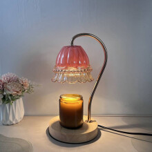 Candle Warmer Lamp - Dimmable Warmers Scented Flower Lamps No Flame Heat Warm Melt Wax Jar Modern Home Decor Table Lights for Home Living Bedroom