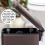 Λεπτή επένδυση απορριμμάτων 1.6Gal Bronze Soft-Close Anti-Sub Slip Line με καπάκι για διακόσμηση 2
