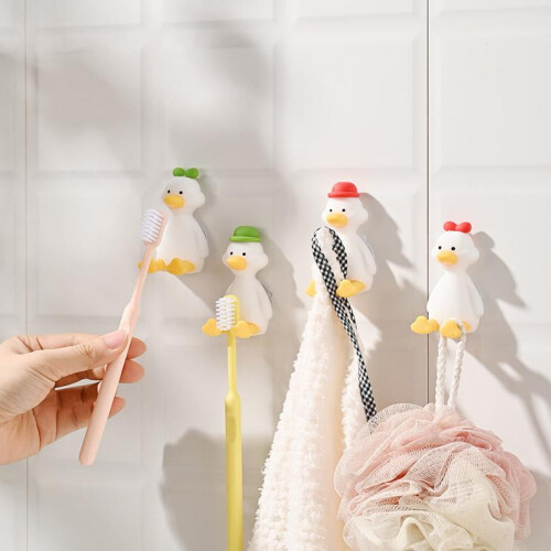 Silicone Duck Toothbrush Holder Green1pc 1