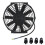 Ventilator de aer condiționat auto electronic silențios, 12V 1