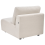 Beliani 1-Seat Section KIVVIK Boucle Off-White 6