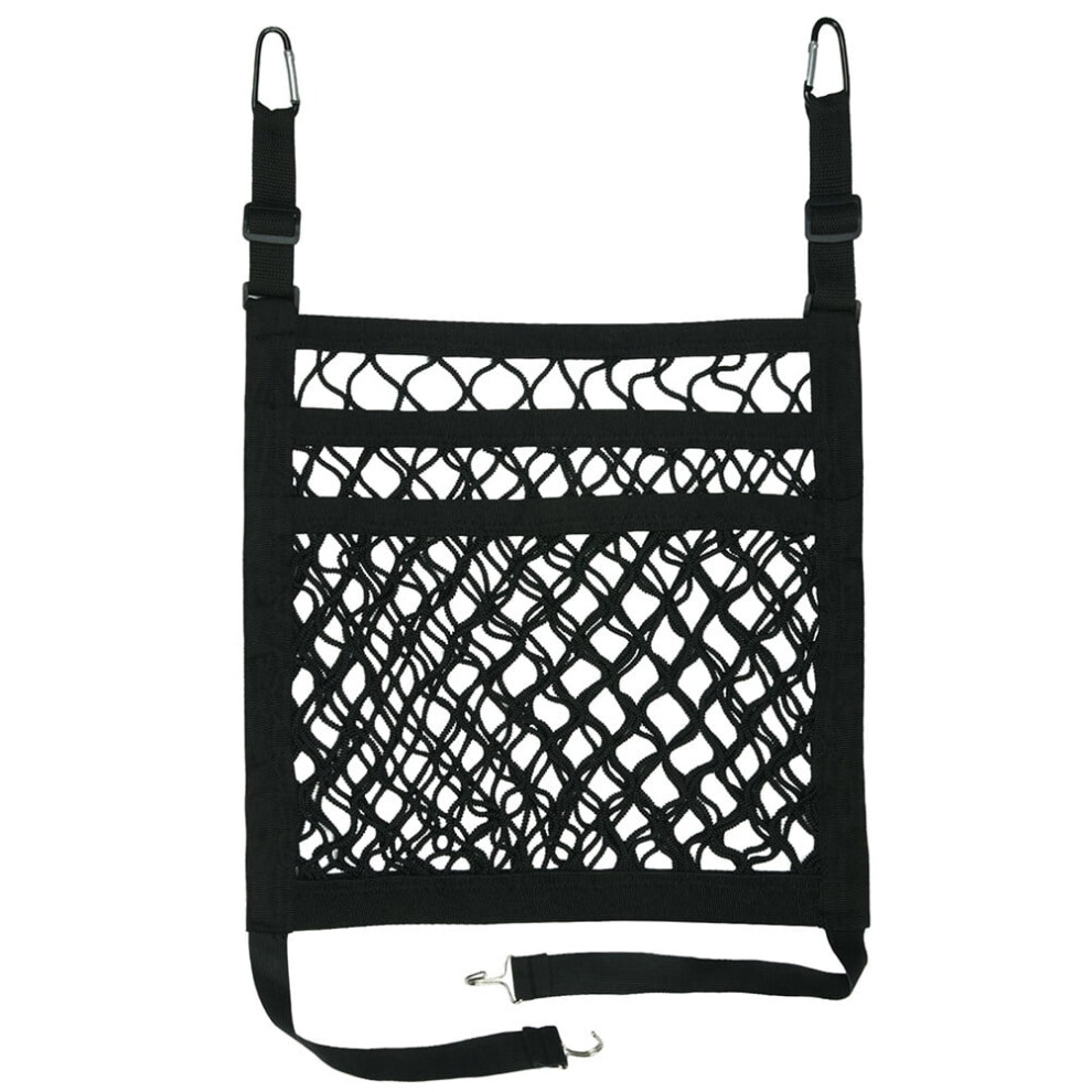 Worgeous Car Seat Storage Net 1Pack 11.8X9.8in Black 9027700959774