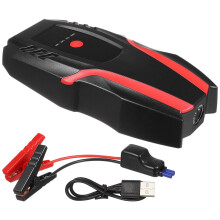 Auto-Notstarter, tragbarer 12V-Akkulader, schwarz