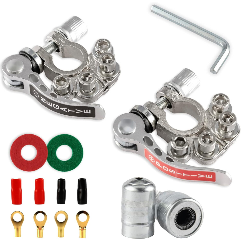 Car Battery Terminal Clamp 4-Way Quick-Release Sae Jis 975221081865