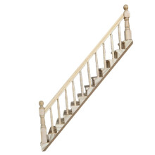 Dukkehus miniature træ trappe højre gelænder 1: 12