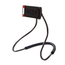 Flexible Gooseneck Phone Holder with Wireless Charging,