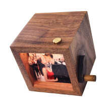 Personalizing Photo Flipbook Viewer Hand Crank Design Photo Frame Album For Birthdays Anniversaries Decoration Gift