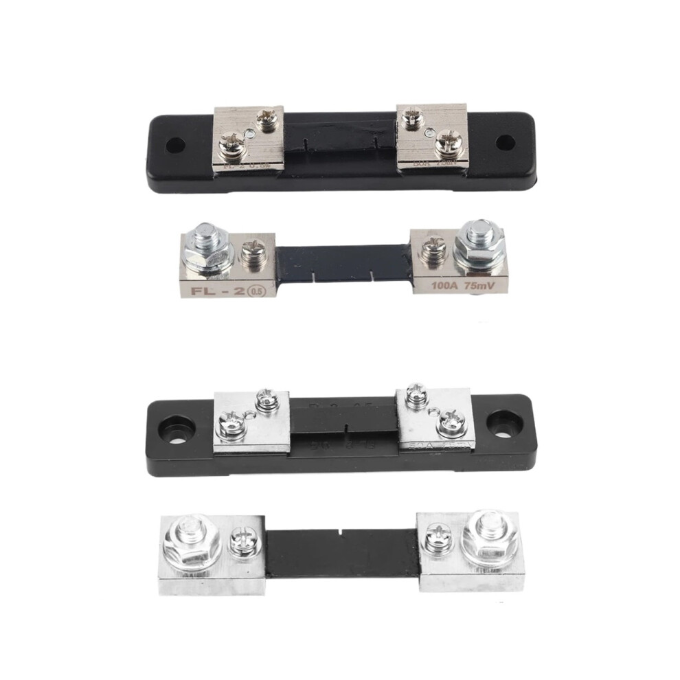 50A/100A Current Amp Shunt Resistor 75Mv Fl-2 For Digital Ammeter Analog Meter Amp Shunt Resistor Ammeter Shunt Shunt Resistor 9027700963962