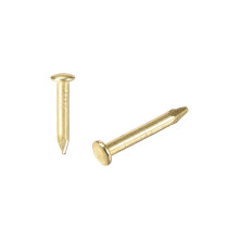 300pcs Small Tiny Nails 1.8X10mm for DIY Decorative Accessories Gold Tone