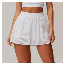 Women's pleated golf tennis skirt with inner pocket 2-in-1