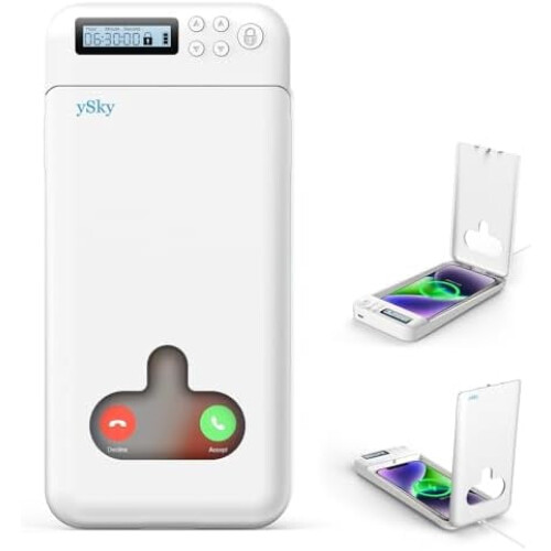 Zeitgesteuerte Telefon-Sperrbox für iPhone und Android