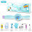 Fog Bubble Machine with Colorful Smoke & Elastic Wand – Magic Interactive Bubble Maker, Fun Gift (Blue) 1