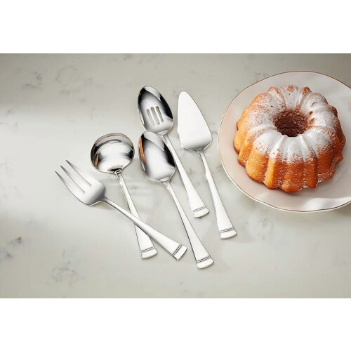 Portola 5-Piece Hostess Set, 5 Count, Metallic 1