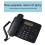Telefone com fio e viva-voz, telefone fixo com visor e botões grandes. 8